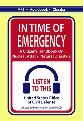 In Time Of Emergency A Citizen S Handbook Mp3 Cd Audiobook In Dvd Case Ebay