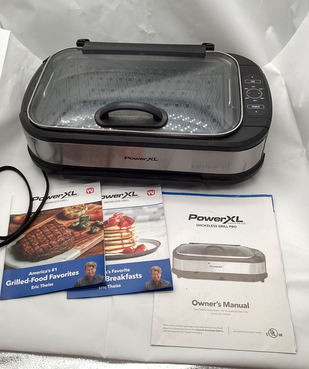 PowerXL 1500W Smokeless Grill Pro with Griddle Plate