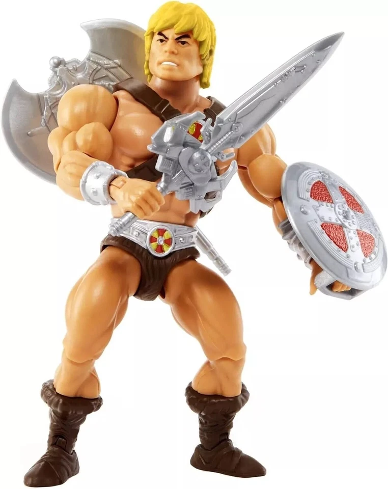 Masters of the Universe Origins Retro Play He-Man Action Figure 14cm Mattel