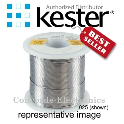 Kester Solder 24-6337-0027 | #44-Rosin | Sn63b37 | 63-37 | .031" dia. | 3.3%