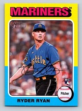 Ryder Ryan 2024 Topps Heritage #326 Seattle Mariners RC
