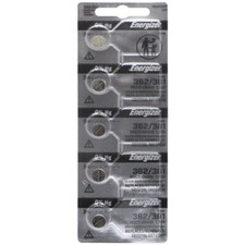5 Energizer 362 - 361 Button Cell 1.55V Batteries
