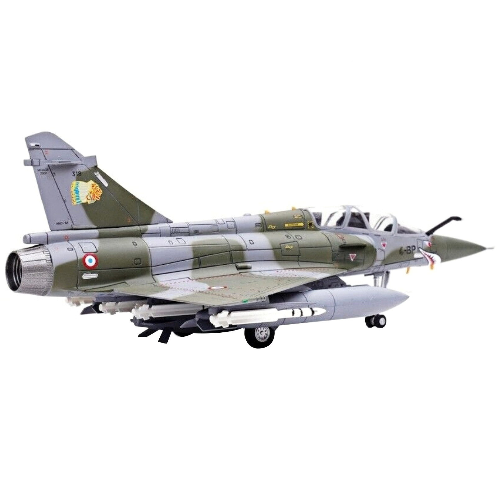 1/72 Diecast Alloy French Air Force Mirage 2000N Fighter Model Souvenir Display