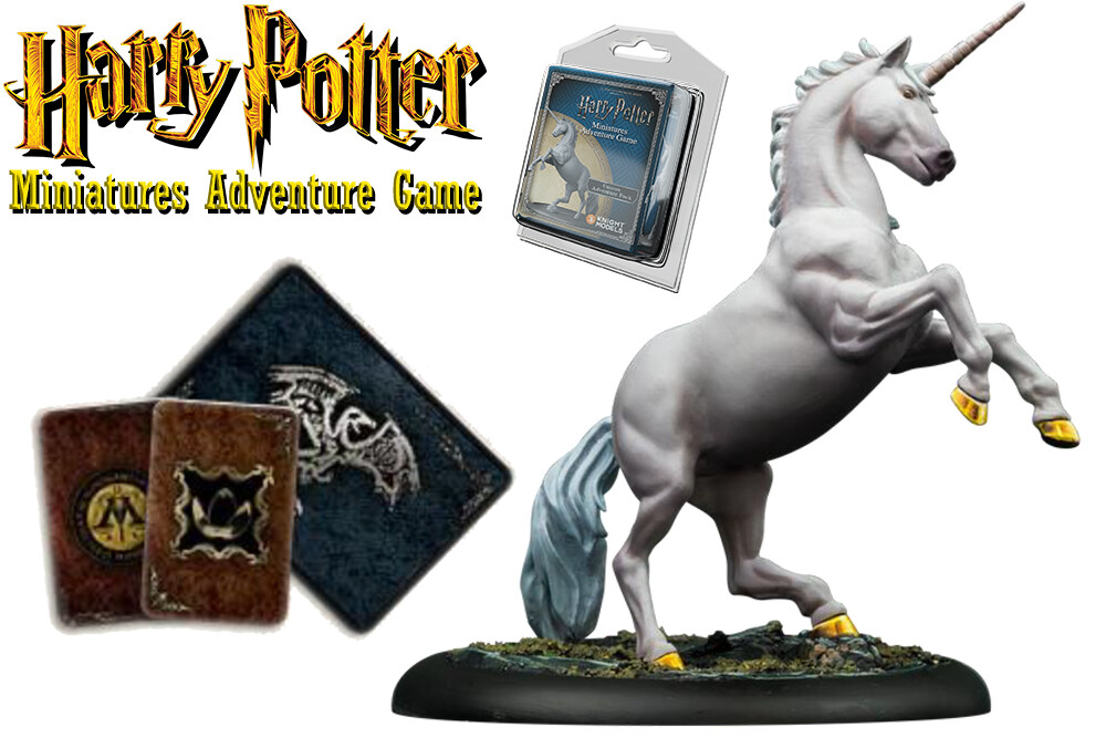 Harry Potter Miniatures Adventure Game Unicorn Adventure Pack KNIGHT MODELS