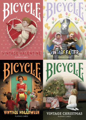 Bicycle Vintage Holiday Collection (4 Decks)