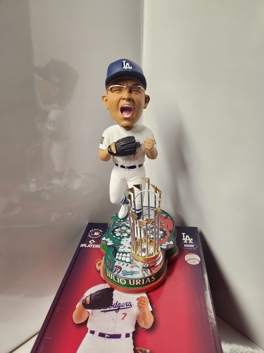 JULIO URIAS Los Angeles Dodgers 2020 WORLD SERIES Sugar Skull Bobblehead NEW