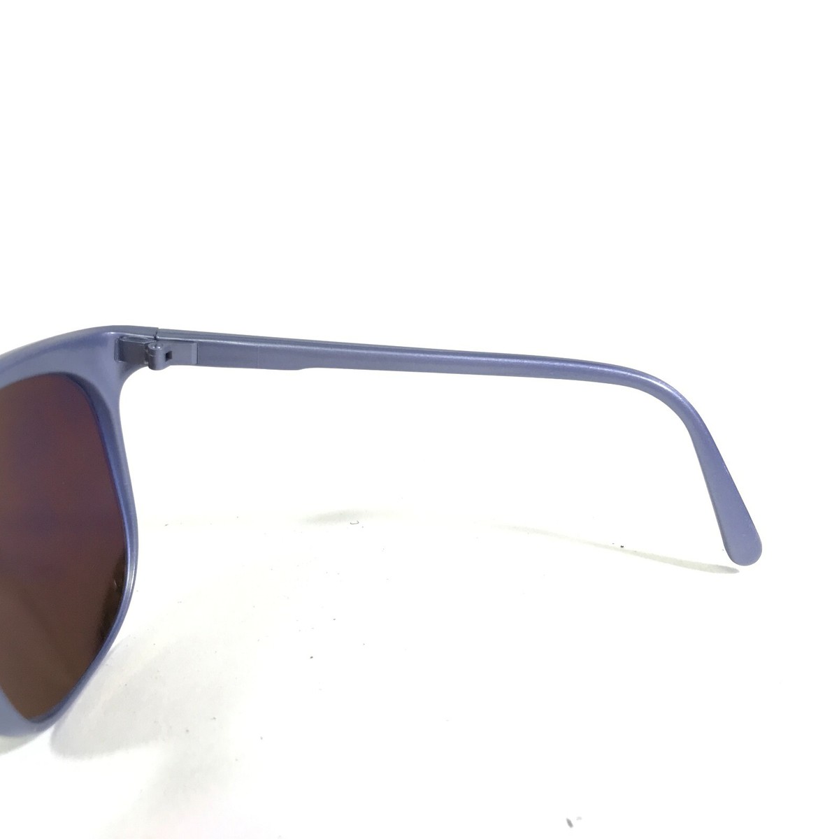 Vintage Cebe Sunglasses Blue Purple Round Frames with Brown Mirrored Lenses Vintage Cebe Sunglasses Blue Purple Round Frames with Brown  main image 2