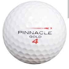 1 dozen Pinnacle Used Assorted White, yellow, pink golf balls