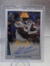 2021 Leaf Memories ANDRE ANTHONY #BA-AA2 Rookie RC 1990 Leaf Platinum Auto /50
