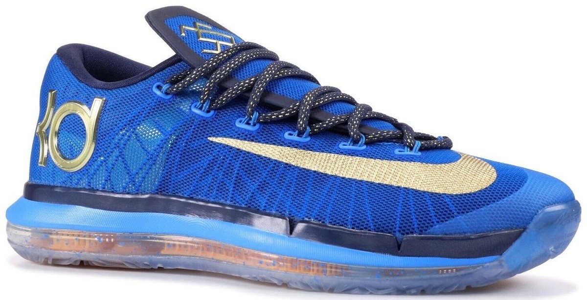 Nike KD Kevin Durant blue and orange athletic shoes Nike KD VI 6 Meteorology Kevin Durant | Mercari main image 3