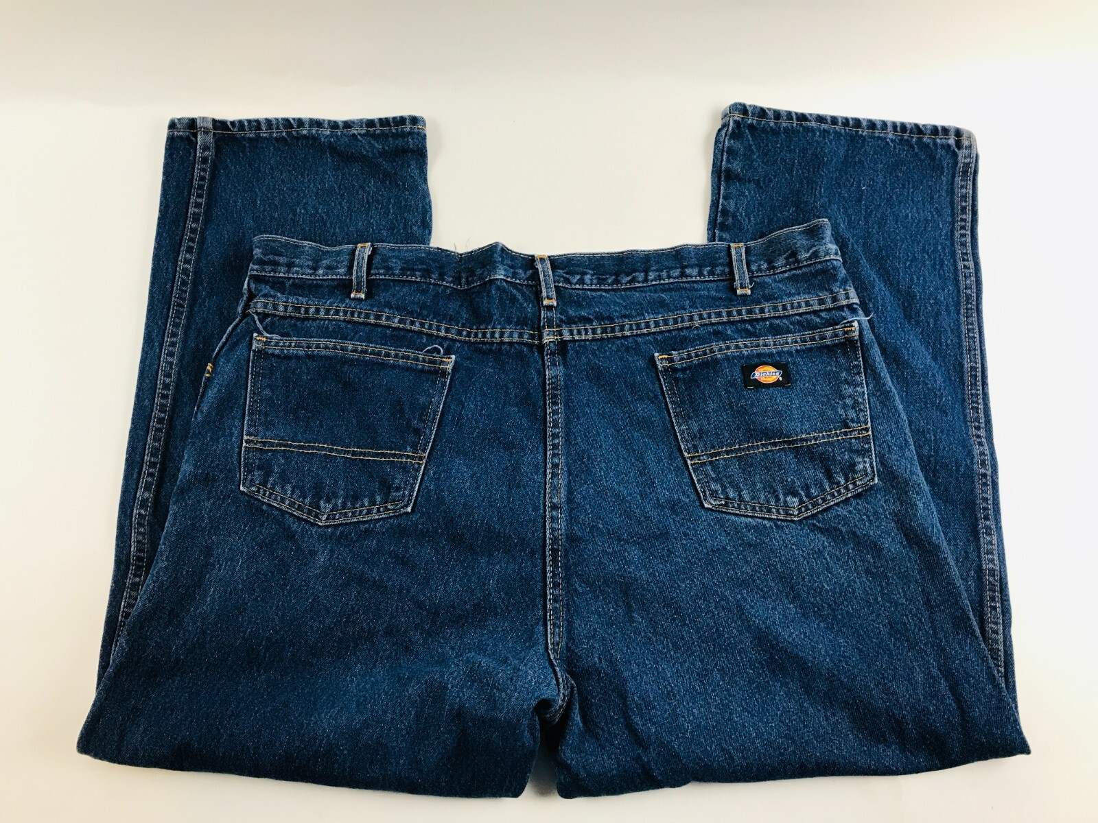 Men's Size 42x29 Denim Straight Leg Pockets Outdoor Workwear