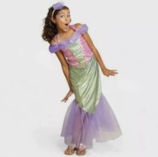 Girls Hyde Eek Pink MERMAID Dress Halloween Costume Size 4/6X 7/8 10/12 NWT