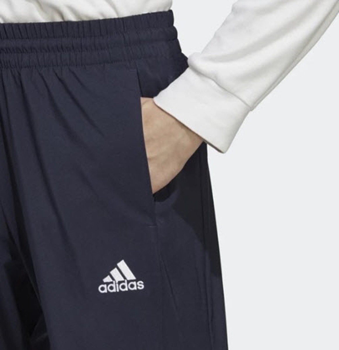 Adidas Men Stanford Open Pants Run Athletic Black Jogger GYM