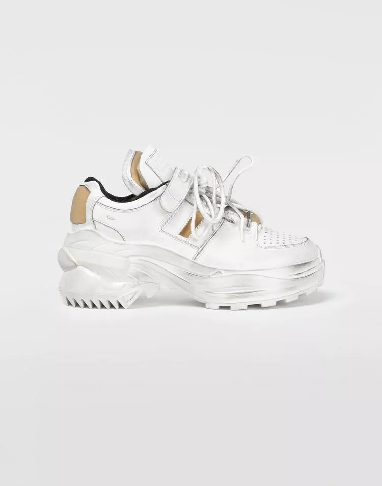 Maison Margiela Paris Low-top 'Retro Fit' sneakers. Size US 6 EU 36