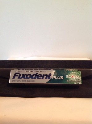 Fixodent Food Seal, Denture Adhesive Cream, plus Scope Flavor 2 oz (57 g)