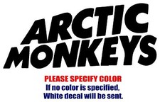 Arctic Monkeys Band Graphic Die Cut decal sticker Car Truck Boat Window 7"