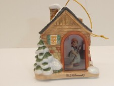 M.J. Hummel COMPANY'S COMING Illuminated Christmas House Ornament Lot 16