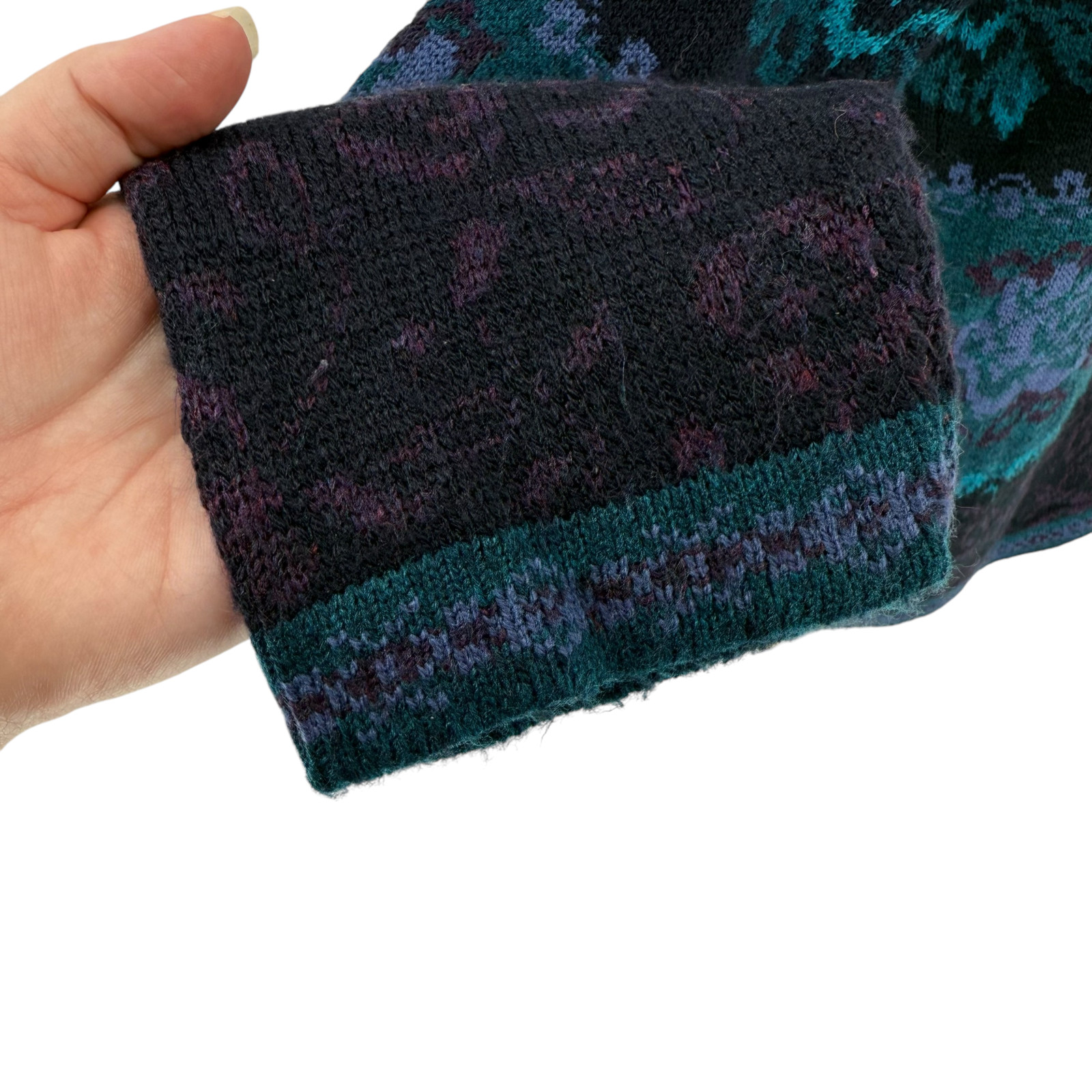 VTG Classic Elements Pullover Sweater SMALL Flora… - image 15