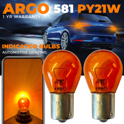 For VW Golf Mk5 Front Rear 2003-2009 Amber Turn Repeater Indicator Light Bulbs