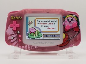 Kirby Game Boy Advance, Funnyplaying Backlit IPS Screen Kirby Dreamland Theme