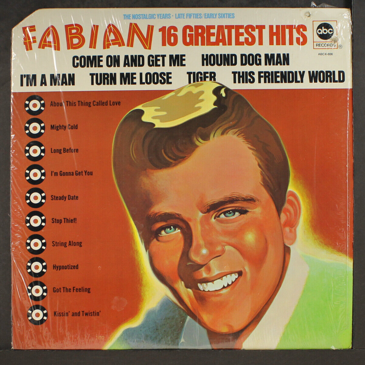 FABIAN: 16 greatest hits ABC 12" LP 33 RPM