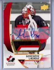 2019-20 Upper Deck Team Canada Juniors Patch Autographs Genevieve Lacasse /199