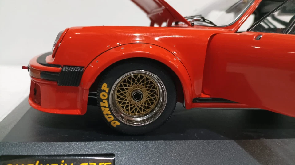 EXOTO 1/18 Porsche 934 RSR Plain Body Orange Compétition NO BOX - Immagine 3 di 4