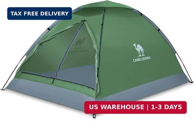 CAMEL CROWN Tents for Camping 2/3/4/5 Person Camping Dome Tent, Waterproof,Spaci
