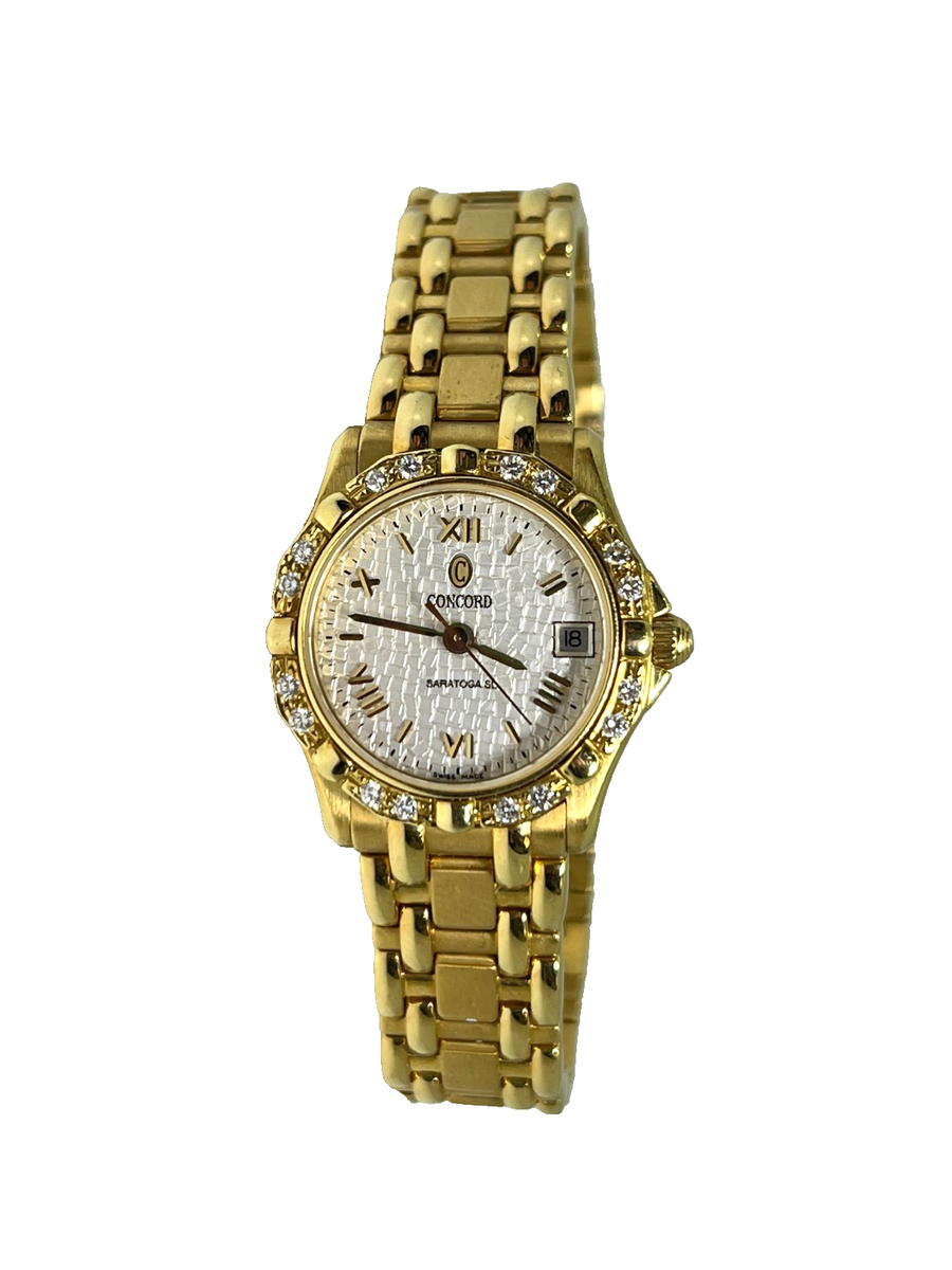 Concord Saratoga SL Ladies 18K and SS 24MM Concord Saratoga SL. - 18k/Stainless - Jewelry & Timepiece  main image 3