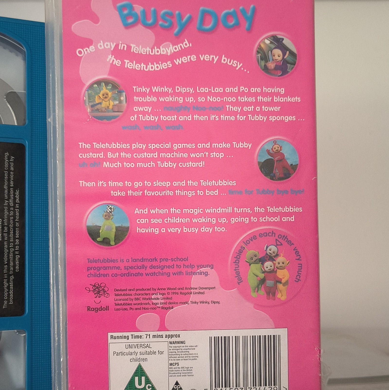 BBC Worldwide Ltd Teletubbies: Busy Day VHS U 2001 PAL English Colour ...