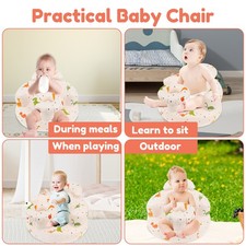 Inflatable Floor Baby Seat Comfortable Inflatable Baby Seat with Tray and guTbF