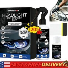 Automotive Headlight Restoration Kit 2026 New Oxidized And Yellowed Automotive