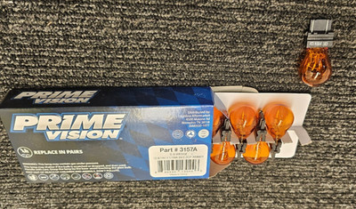 (QTY 50) Prime Vision 3157A Automotive Miniature Lamps S-8 Wedge 12.8V/14V 2.1