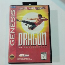 Dragon: The Bruce Lee Story (Sega Genesis) w/ Case + Manual