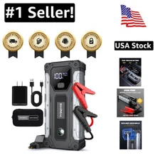 4000A Car Jump Starter - Ultimate Lithium Ion Power for Gas & Diesel Vehicles
