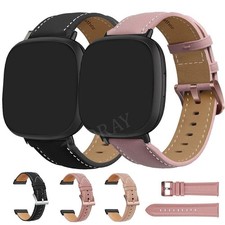 Replacement For Fitbit Versa 4/Versa 3 Sense 2 1 Leather Watch Band Wrist Strap