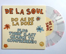 DE LA SOUL: Plug Tunin' 7" Vinyl Single CLEAR SPLATTER 3ft High & Rising 45rpm