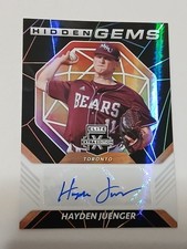 Hayden Juenger Toronto Blue Jays 2021 Panini Elite Certified Autograph Card