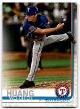 2019 Topps Wei-Chieh Huang RC Texas Rangers #US212
