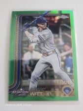 Bobby Witt Jr 2025 Topps Chrome Update Green Refractor All-Star Game #31/99