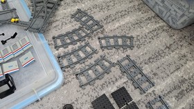 Lego Lot Train Magnets Bases Wheels Couplings Bulk Set #4558 Metroliner Parts