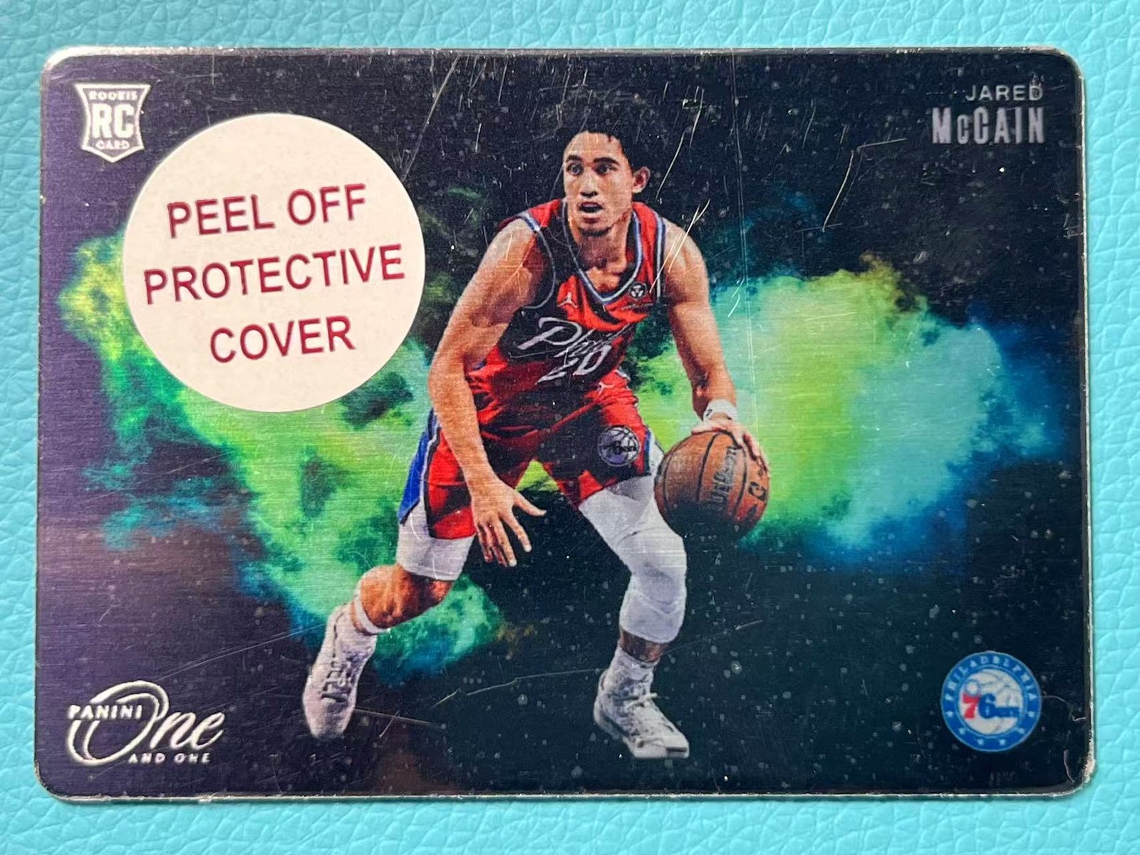 Jared Mccain 2024-25 Panini One And One Black Color Blast RC SP Case Hit #5