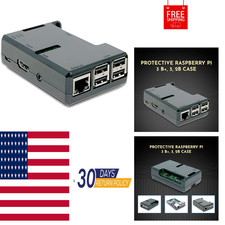 Jet Black Case For Raspberry Pi 3 Model B And Raspberry Pi 2 Model B Black