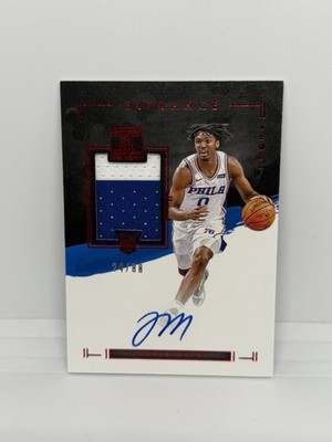 TYRESE MAXEY Rookie 2020-21 Impeccable Elegance Patch Auto Asia Red /88 RPA 76er