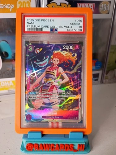 One Piece “Gengar” Nami OP09-070 Premium Card Collection Vol.4 Foil PSA 10