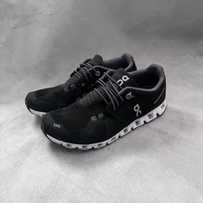 On Cloud 6 Lightweight Running Shoes Black White Low Sneakers Women's Size 7.5