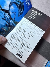 ECCO THE DOLPHIN Sega CD VTG w/ Reg Card 1993