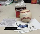 Nomar Garciaparra Signed Rawlings Baseball Fleer Diamond Ink Red Sox COA