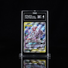 MEWTWO & MEW GX SM191 FULL ART BLACK STAR PROMO 2019 PWR PRTNRSHP TINS TAG 4 on eBay