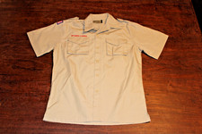 Boy Scouts of America BSA Youth Shirt Tan X-Large XL Plain No Patches